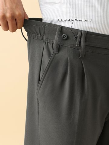 Buy Korean Pants: Rhodium Men Korean Pants Online F56