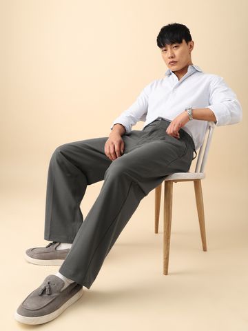 Buy Korean Pants: Rhodium Men Korean Pants Online F56