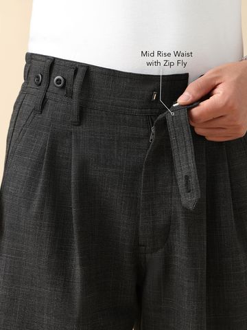Buy Korean Pants: Monochrome Men Korean Pants Online F56