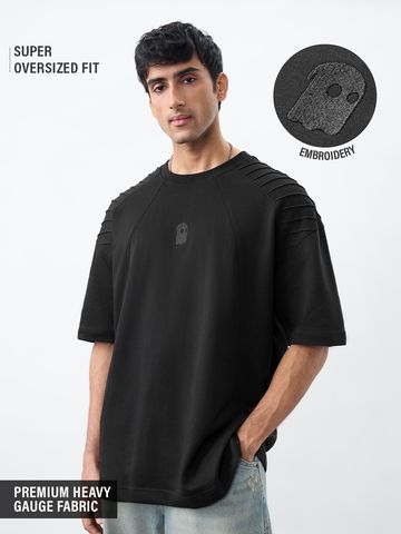 Buy Oversized T-Shirt: Midnight Soul Men Super Oversized Fit T-shirts Online OS23