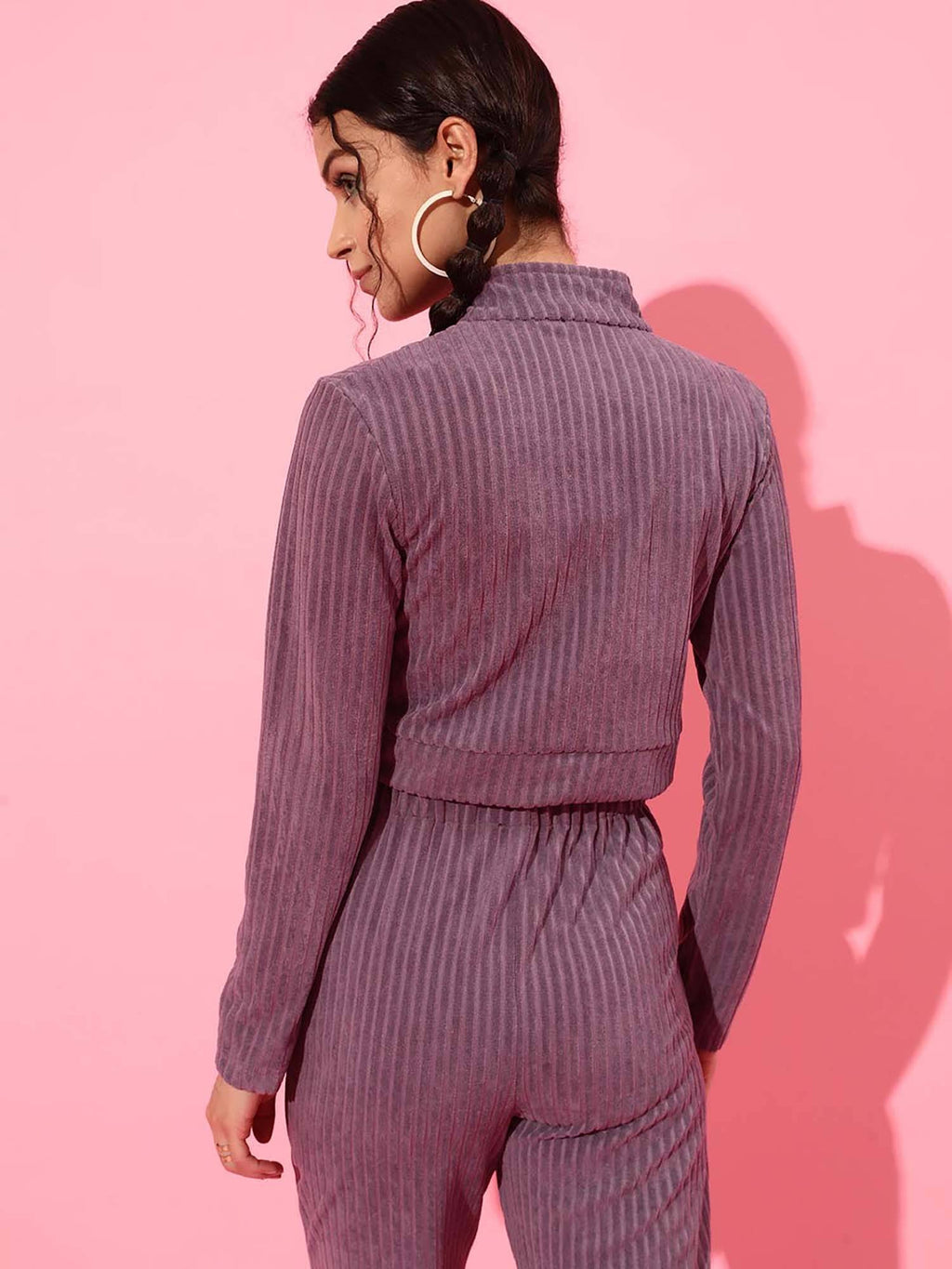 Brown Drop Needle Jacket | JC78 - view 15