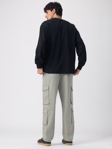 Buy Cargo Pants: Graphite Fade Men Cargo Pants Online F56