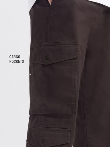 Buy Cargo Pants: Espresso Men Pants Online F56