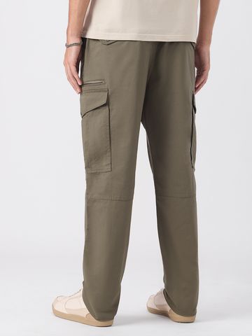 Buy Cargo Pants: Alpine Green Men Cargo Pants Online F56
