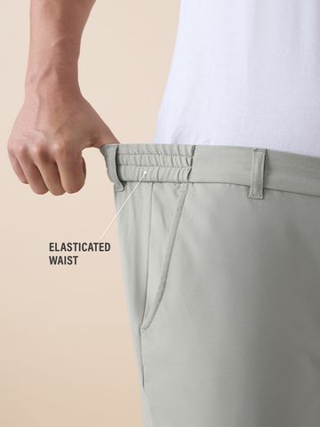 Buy Slim-Fit Pants: Steel Men Pants Online F56