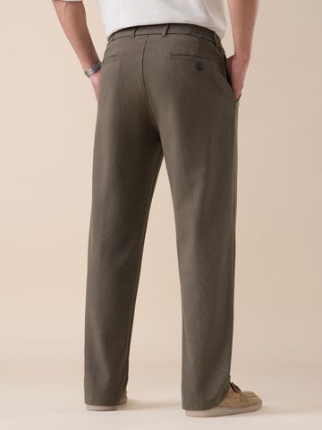 Buy Slim-Fit Pants: Latte Men Pants Online F56