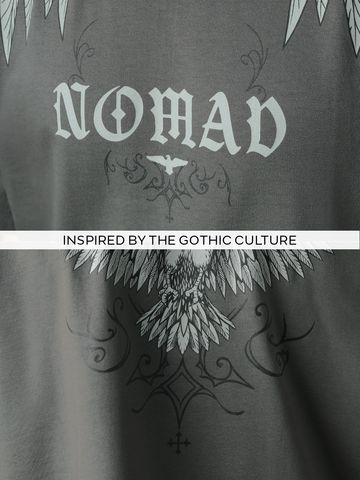Buy Nomad: Wings Men Oversized T-Shirt Online OS23