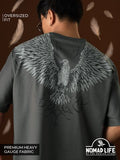 Buy Nomad: Wings Men Oversized T-Shirt Online OS23