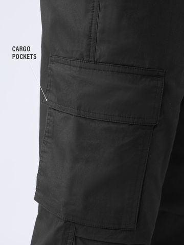 Buy Parachute Pants: Noir For Men Nline F56