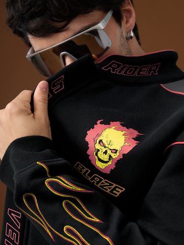 Ghost Rider: Hell Cycle Club Men Running Jacket JB65