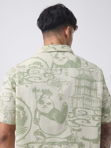 Buy Kung Fu Panda: Dragon Warrior Men Relaxed Shirts Online C76