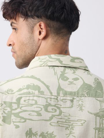 Buy Kung Fu Panda: Dragon Warrior Men Relaxed Shirts Online C76