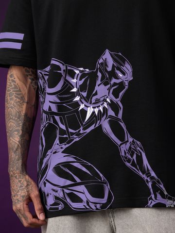Buy Black Panther Panther Power Oversized T-Shirts Online OS23