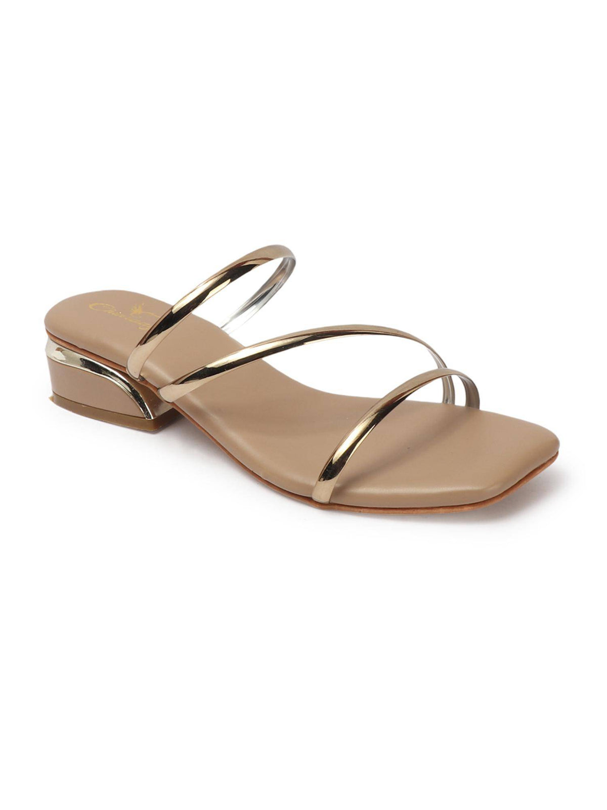 Women Beige Synthetic Heels | H78 - view 2