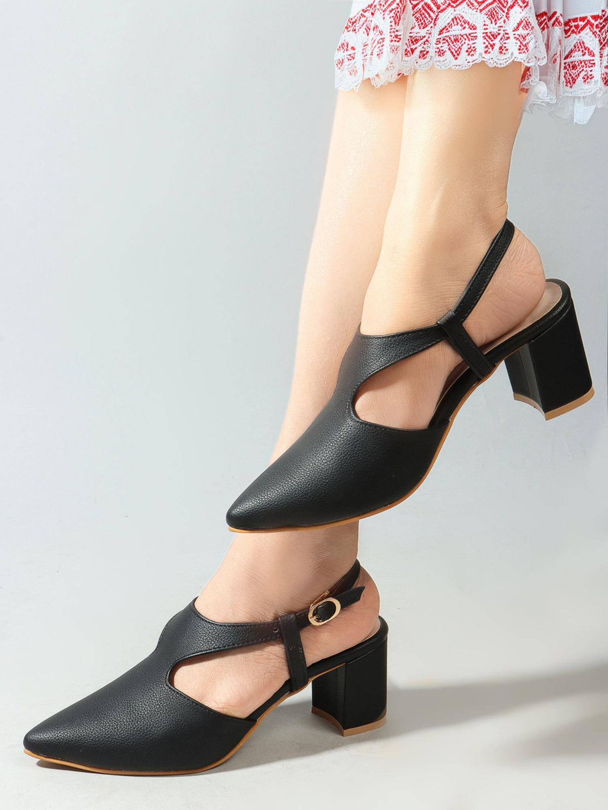 Women Beige Synthetic Heels | H78 - view 6