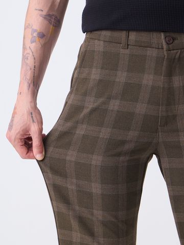 Buy Stretch Pants: Chestnut For Men Online F56