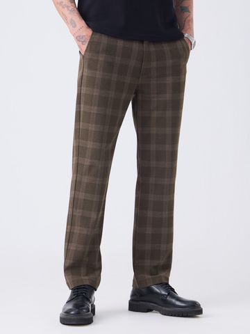 Buy Stretch Pants: Chestnut For Men Online F56