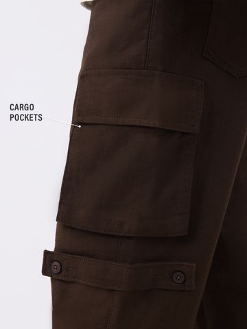 Buy Textured Cargo Pants: Cocoa Men Pants Online F56