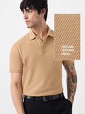 Buy Textured Polo: Biscotti Men Polos Online P09