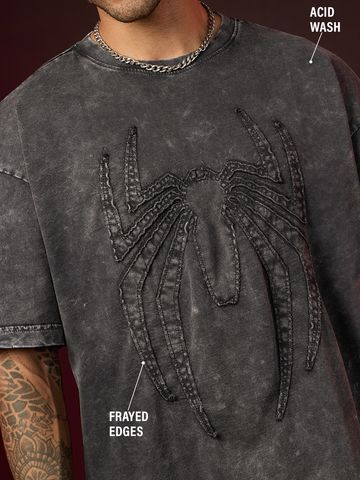 Buy Spider Man: Midnight Oversized T-Shirts Online OS23