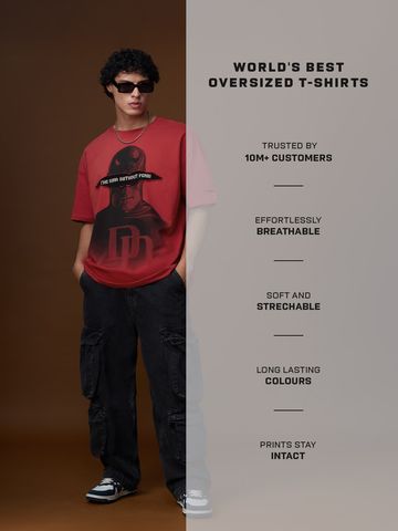 Buy Daredevil: No Fear Oversized T-Shirts Online OS23