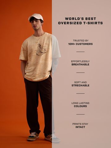 Buy TSS Originals: Let's Sail Men Oversized T-Shirts Online OS23