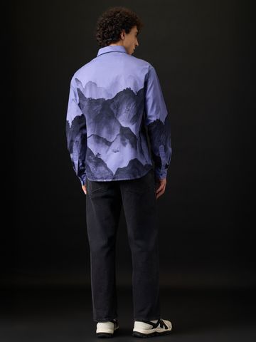 Buy Printed Shirt: Wanderer Men Relaxed Shirts Online C76