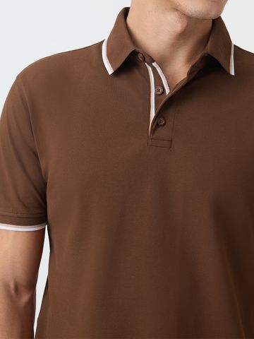 Buy Pique Polo: Biscuit Mens Polo Online P09