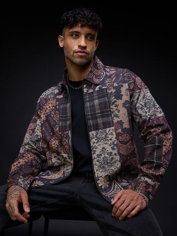Buy Oversized Shacket: Patch Play Mens Shacket Online C76