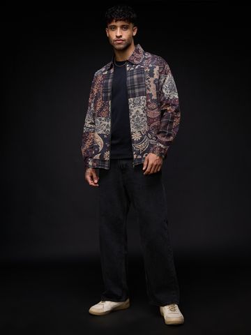 Buy Oversized Shacket: Patch Play Mens Shacket Online C76