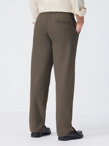 Buy Pleated Pants: Cocoa Bean Men Pants Online F56