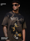 Buy Looney Tunes: Back Off Men Oversized Fit T-shirts Online OS23