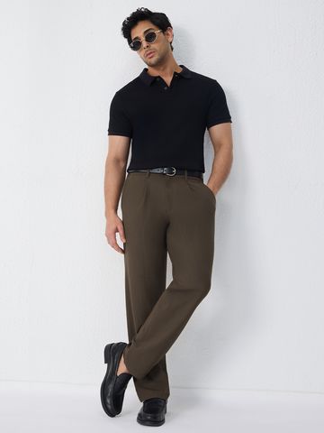 Buy Pleated Pants: Dune Men Pants Online F56