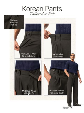 Buy Korean Pants: Timber Men Super Flex Pants Online F56