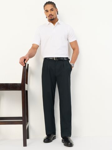 Buy Korean Pants: Chambray Men Korean Pants Online F56