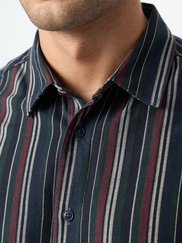 Buy Striped Shirt: Amazonia Men Relaxed Shirts Online C76