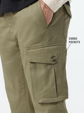 Buy TSS Originals: Sandstone Men Cargo Pants Online F56