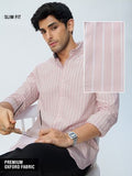 Buy Slim-Fit Shirt: Lilac Stripes For Men Online C76