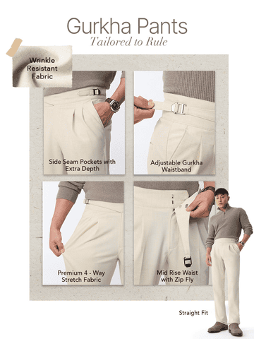 Buy Gurkha Pants: Onyx Men Pants Online F56