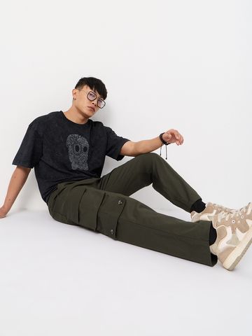 Buy Ripstop Pants: Smoky Truffle men Cargo Pant Online F56
