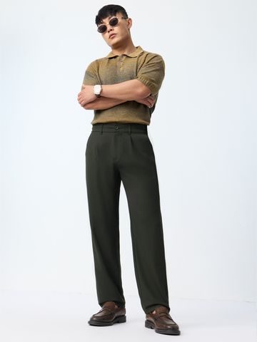 Buy All-Day Pants: Carbon Men Super Flex Pants Online F56