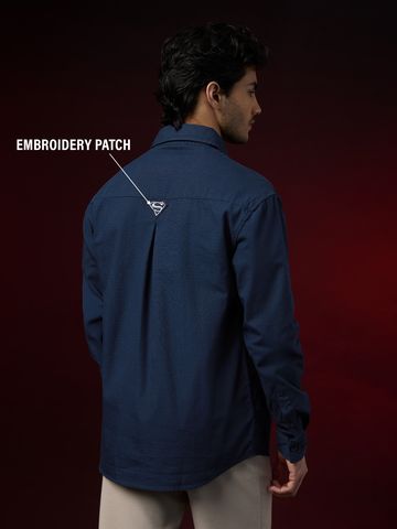 Buy Superman: Blue Hero Men Utility Shirts Online C76