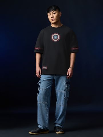 Buy Captain Men Super Oversized Fit T-shirts Online OS23