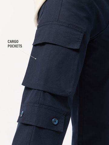 Buy Cargo Pants: Anchor Blue men Cargo Pant Online F56
