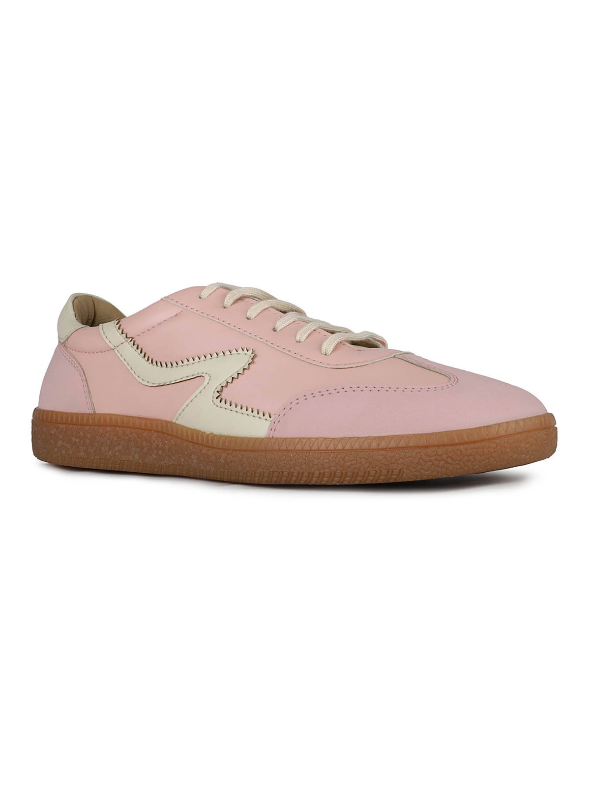 Women Pink Casual Solid Round Toe Sneakers | SN09 - view 2