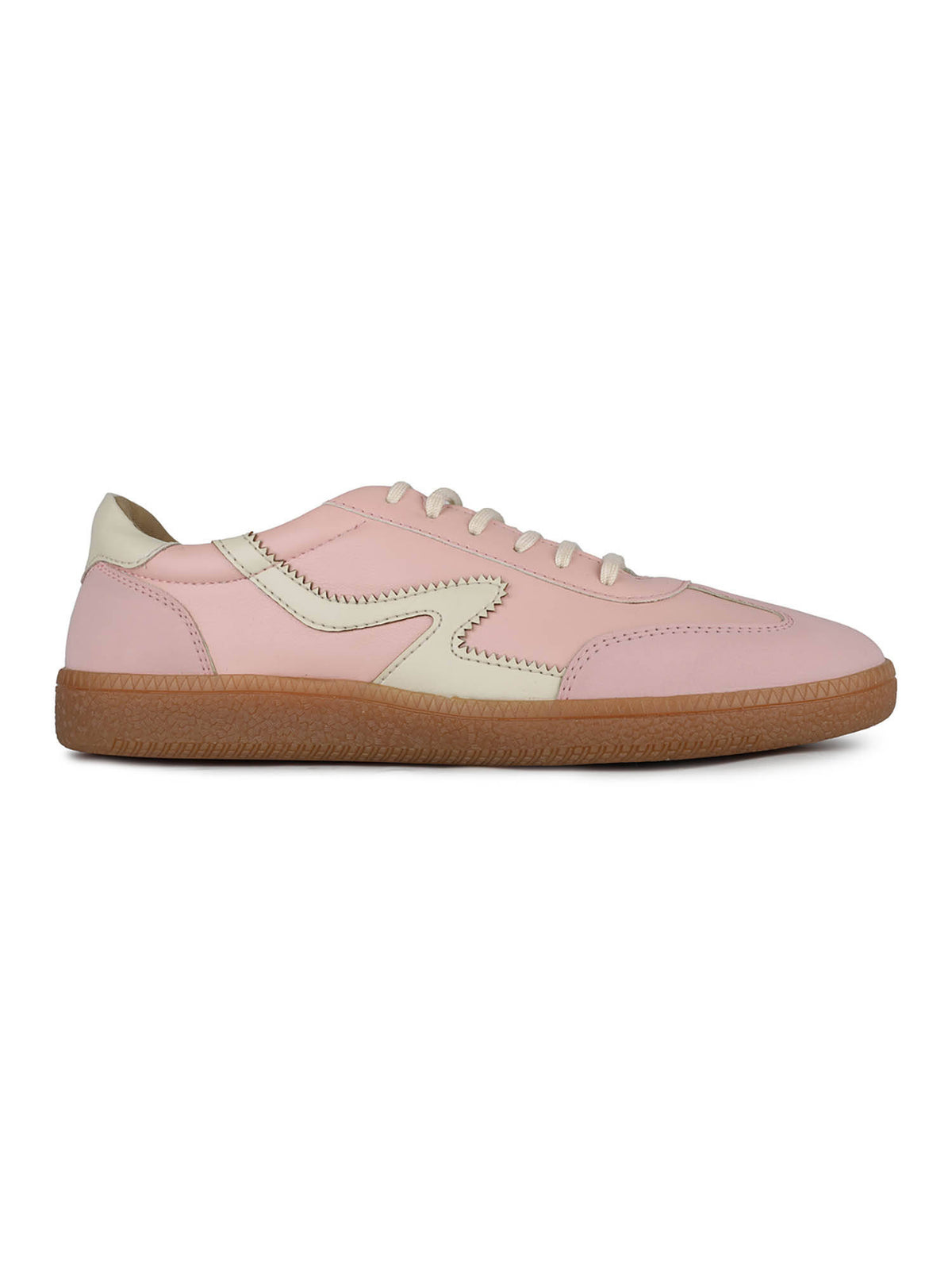 Women Pink Casual Solid Round Toe Sneakers | SN09 - view 4