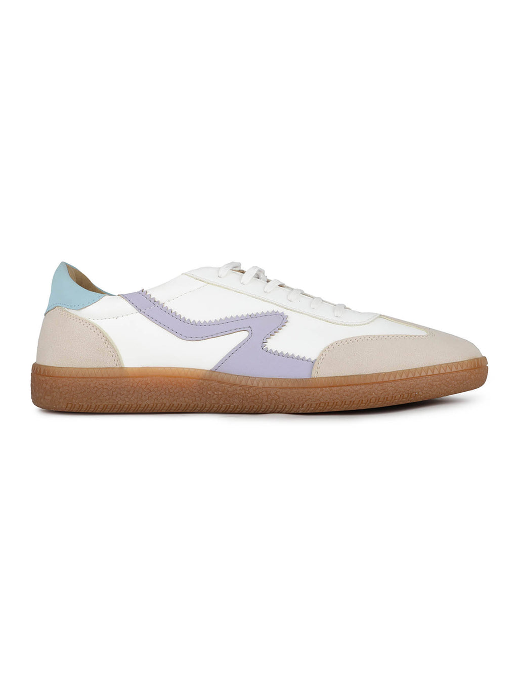 Women White Casual Solid Round Toe Sneakers | SN09 - view 4