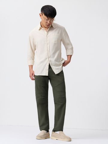 Buy Aviator Pants: Dark Olive Men Pants Online F56