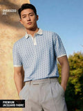 Buy Jacquard Polo: Dusk Men Polos Online P09
