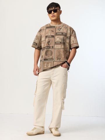 Buy Freedom Edition: Stamps Men Oversized T-Shirt Online OS23